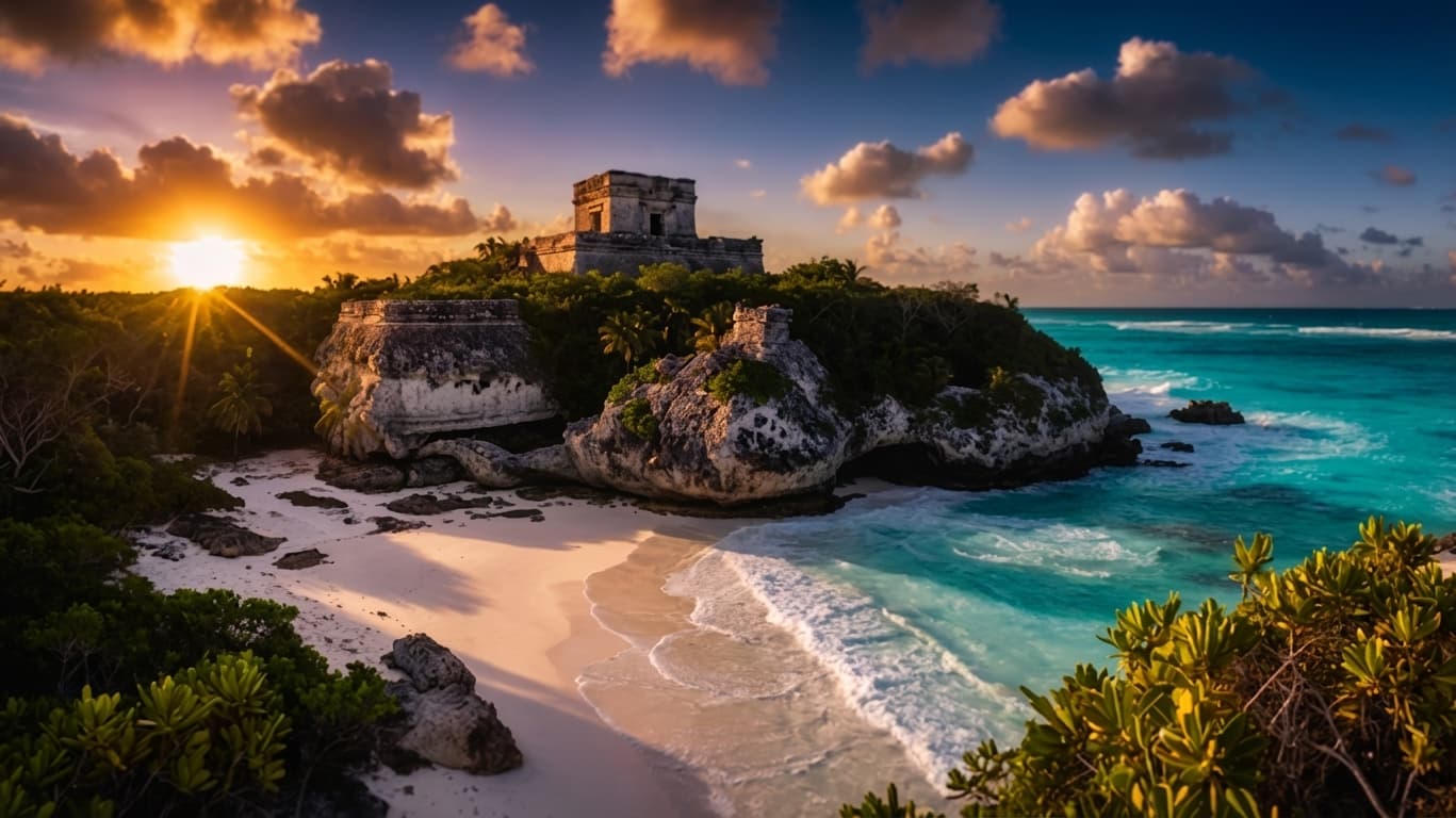 Tulum Ruins at Sunrise